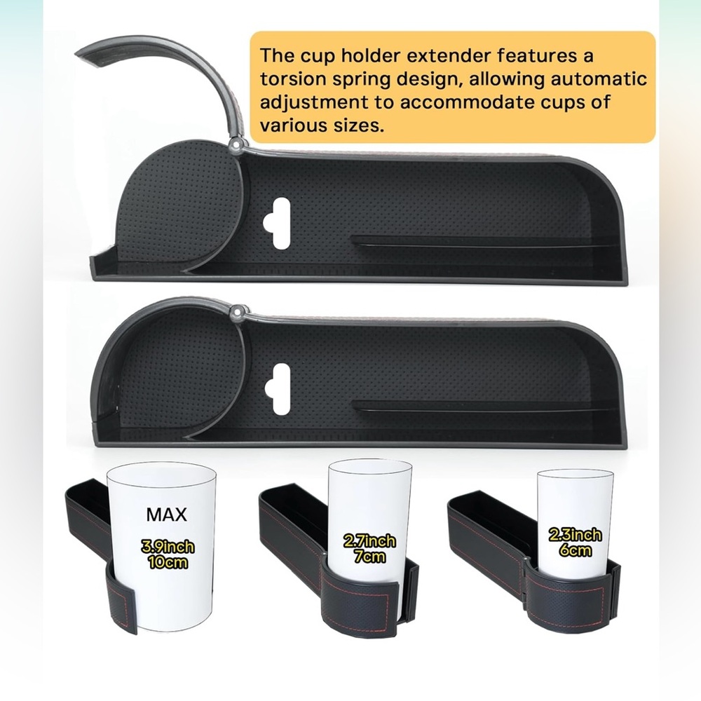 Car Seat Gap Filler Organizer (set of two)